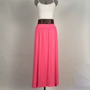 Fashion California High Waist Maxi Skirt